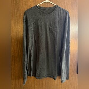 lululemon athletica Dark Gray Long Sleeve Tee